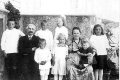 Hans Bertin med familie 